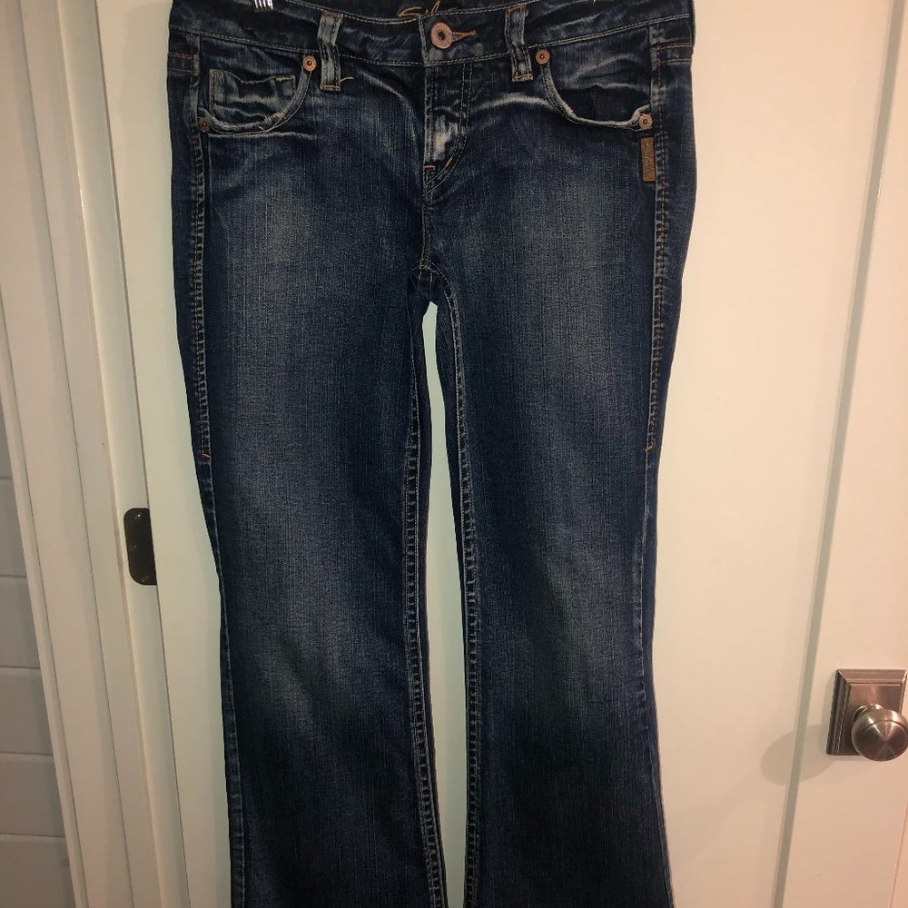vintage Silver Jeans Lola flare leg jeans sz 31/33 EUC